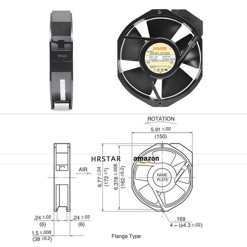 for NMB-MAT 5915PC-23T-B30 172X150X38MM 230V UPS AXIAL Cooling Fan in Saudi Arabia