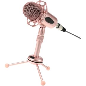 Table Microphone Kit with Adjustable Stand, Alloy Pink in Saudi Arabia