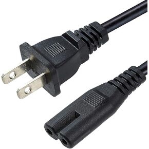 TV Power Cord Cable for TCL Roku Smart LED LCD HD TV 24" 32" 40" 42" 43" 48" 50" 55" 60" 65" 75" 85" Inch - 6.6 Feet TCL Roku Power Cable Cord Plug Replacement in Saudi Arabia
