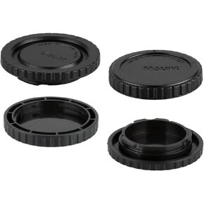 غطاء جسم الكاميرا وغطاء العدسة الخلفي متوافق مع كاميرا PENTAX Q Q10 Q7 QS1 in Saudi Arabia