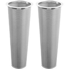 2 Pack 304 Stainless Steel Cold Brew Coffee Filter, Ultra-Fine Mesh Strainer for 1-2 Quart Wide Mouth Mason Jars, Seal Ring Design for Tea Fruit Infused Water in Saudi Arabia