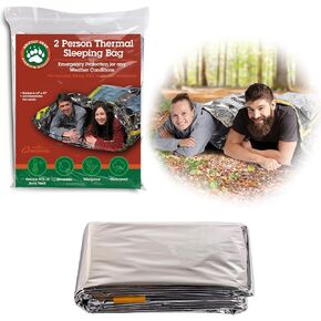 Emergency Thermal Mylar 2 Person Sleeping Bag, 1 PK Ultra Compact in Saudi Arabia