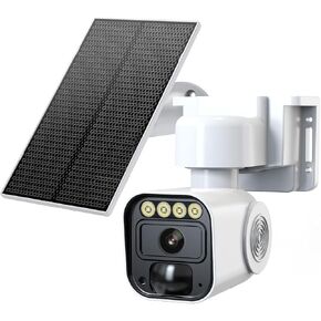 4G LTE Cellular Solar Security Cameras Wireless Outdoor,No WiFi Cameras for Home Security,2K Surveillance Camera Lenses,Spotlight Siren Alarm,AI Detection,SD/Cloud Storage, Wire-Free in Kuwait