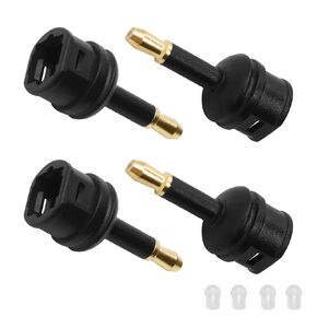 3.5mm Mini Toslink Adapter Digital Fiber Optic Audio Connector in Saudi Arabia