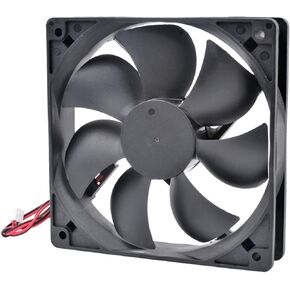 P12025 12cm 120mm Fan 120x120x25mm DC5V 12V 24V 2Pin Cooling for Chassis Power Inverter(5V Sleeve) in Kuwait