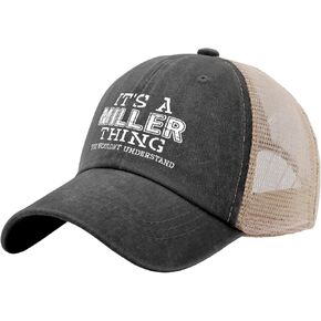 It's a Miller Thing You Wouldnt Understand Hat Trucker Hat Women Vintage Mesh Hat for Summer in Saudi Arabia