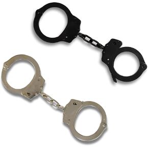 Snake Eye Tactical Steel Handcuffs with Two Keys Heavy Duty Steal Professional Grade | Secure Handcuffs. in Saudi Arabia