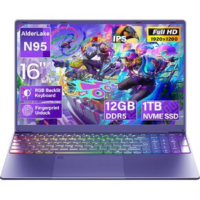 16" Purple Laptop, 16GB RAM 512GB SSD, 1920x1200 FHD IPS in Kuwait