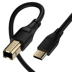 ANDHOT USB B to USB C Printer Cable 10 FT High Speed Type C Printer Cord in Kuwait