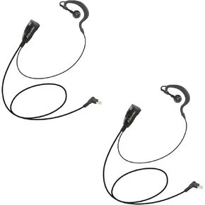 Arrowmax AEH1500-M1 G-Shape Earpiece Compatible with Motorola CP200 CP200D BPR40 CP100D CP185 RDM2070D Two-Way Radios, Earhook Headset for Commercial Use in Saudi Arabia