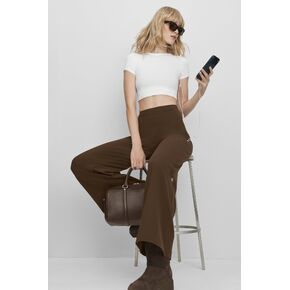 Alo Yoga Airbrush High-Waist Wide Leg Pant (Regular) - Espresso in Saudi Arabia