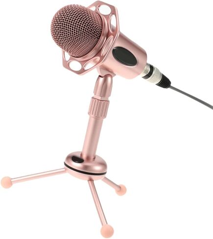 Table Microphone Kit with Adjustable Stand, Alloy Pink in Saudi Arabia