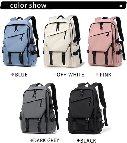 Leisure, College Backpack. Outdoor Travel, Stylish Lightweight Backpack. (off-white) in Saudi Arabia
