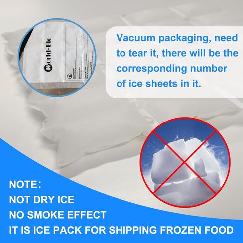 Ice Packs for Coolers & Shipping Frozen Food Long Lasting, 5 Sheets-60Cell in Kuwait