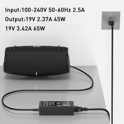 65W 19V Charger Compatible with JBL Boombox 3 2 1 JBL Xtreme 2 Charger in Saudi Arabia