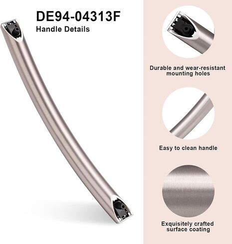 DE94-04313F Microwave Door Handle for Samsung Microwave Oven ME16A4021AS in Saudi Arabia