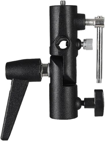 H Type Flash Bracket Black with 1/4 and 3/8 Inch Screw in Kuwait