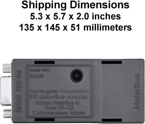 Morningstar PC MeterBus Adapter, RJ-11 Port to RS-232 Converter (MSC) in Saudi Arabia