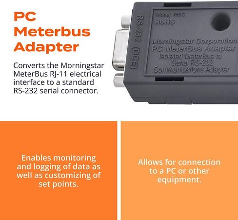 Morningstar PC MeterBus Adapter, RJ-11 Port to RS-232 Converter (MSC) in Saudi Arabia