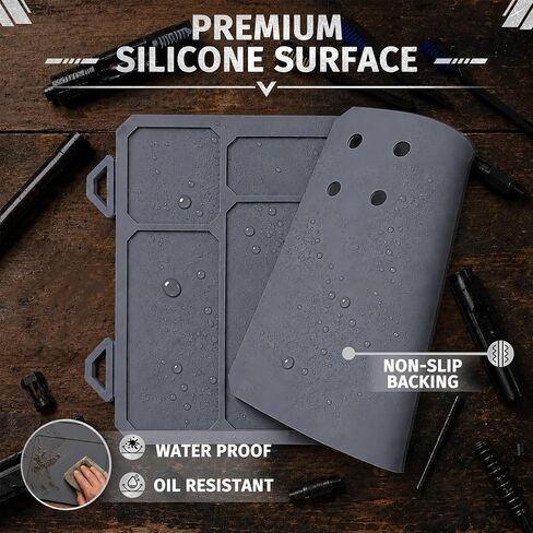 GLORYFIRE Gun Cleaning Mat for Pistols, Anti-Slip Magnetic Workbench Mat in Saudi Arabia