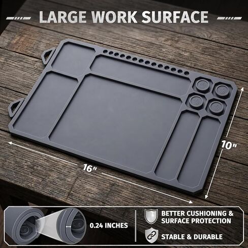 GLORYFIRE Gun Cleaning Mat for Pistols, Anti-Slip Magnetic Workbench Mat in Saudi Arabia