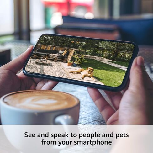 Blink Outdoor 4 + Blink Mini 2 — Smart security cameras, two-way talk, HD live view, motion detection, set up in minutes, Works with Alexa — 1 camera system + Mini 2 (White) in Saudi Arabia