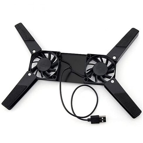 Laptop Cooler Pad Stand Base Cooling Foldable Fan Portable Convenient Notebook Computer Accessories in Saudi Arabia