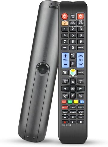 Universal Remote Control AA59-00784C Replacement TV Remote AA59-00784A AA59-0784B BN59-01043A fit for Samsung UN65F6350A UN65F6350AF BN59-01043A UN55F9000 UN55F9000AF UN55F9000AFXZA UN55F9000AFX/ZA in Saudi Arabia