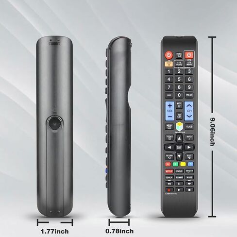 Universal Remote Control AA59-00784C Replacement TV Remote AA59-00784A AA59-0784B BN59-01043A fit for Samsung UN65F6350A UN65F6350AF BN59-01043A UN55F9000 UN55F9000AF UN55F9000AFXZA UN55F9000AFX/ZA in Saudi Arabia