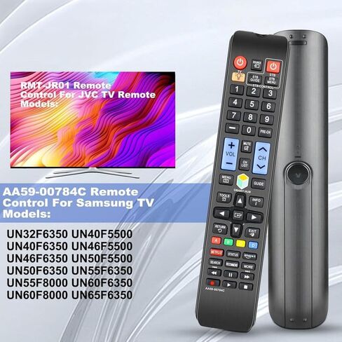 Universal Remote Control AA59-00784C Replacement TV Remote AA59-00784A AA59-0784B BN59-01043A fit for Samsung UN65F6350A UN65F6350AF BN59-01043A UN55F9000 UN55F9000AF UN55F9000AFXZA UN55F9000AFX/ZA in Saudi Arabia