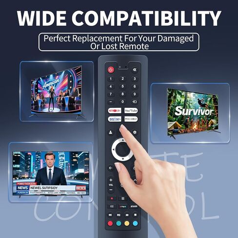 Voice Replacement Remote Control Compatible with Sylvox Deck Pro 2.0, Pool Pro 2.0, QLED 2.0 Google Outdoor TV Series in Kuwait