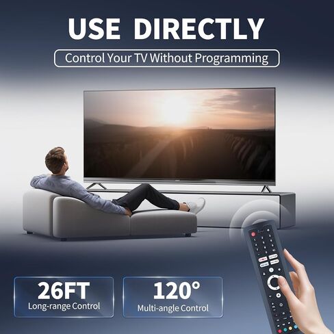 Voice Replacement Remote Control Compatible with Sylvox Deck Pro 2.0, Pool Pro 2.0, QLED 2.0 Google Outdoor TV Series in Kuwait