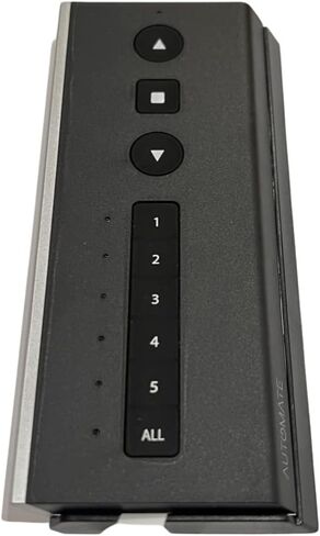 RollEase Acmeda Automate Paradigm Push 5 Hand Held Remote Control for Roller Shades - #MT02-0101-067004 (Black) in Saudi Arabia