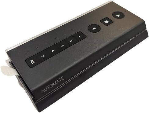 RollEase Acmeda Automate Paradigm Push 5 Hand Held Remote Control for Roller Shades - #MT02-0101-067004 (Black) in Saudi Arabia