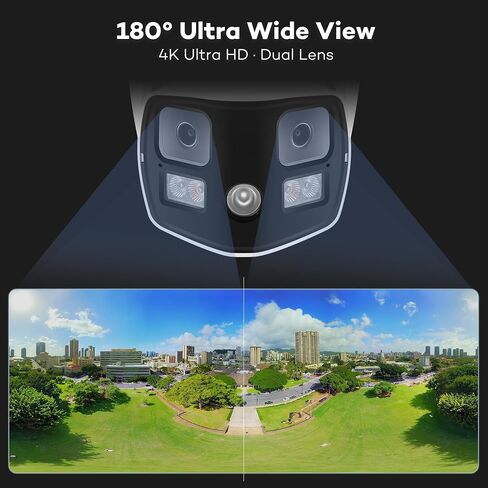 ONWOTE 1 Pcs Add-on 4K 180° Camera &1 Pcs 4K 8MP Camera in Saudi Arabia