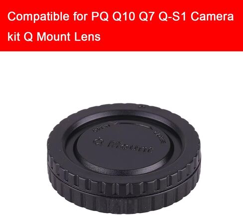 غطاء جسم الكاميرا وغطاء العدسة الخلفي متوافق مع كاميرا PENTAX Q Q10 Q7 QS1 in Saudi Arabia