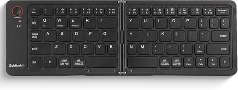 Goldtouch Peapod Mini Bluetooth Keyboard, Foldable, Classic, 1 Count in Saudi Arabia