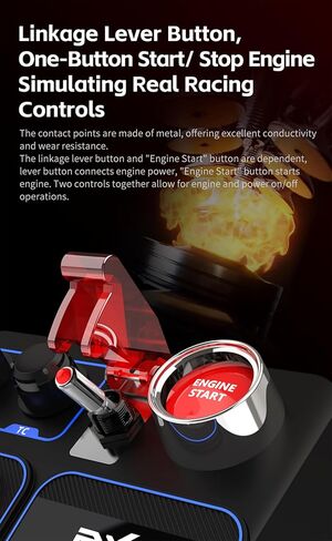 PXN CB1 Sim Racing Button Box for PC Windows 7/8/10/11 in Saudi Arabia