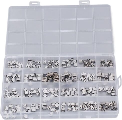 240 Pcs Durable Micro USB Connector Set for Electronic Devices, in Kuwait