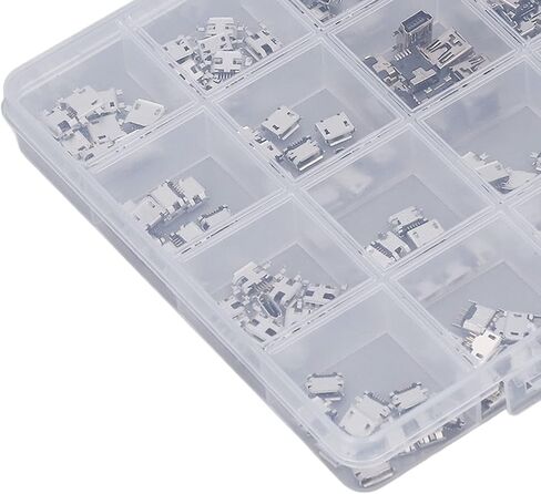 240 Pcs Durable Micro USB Connector Set for Electronic Devices, in Kuwait