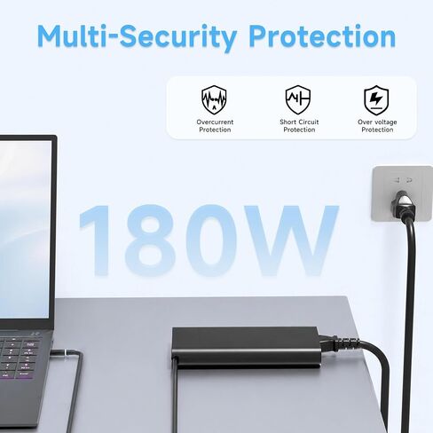 180W GaN AC Charger Compatible with Dell Alienware Precision G-Line in Saudi Arabia