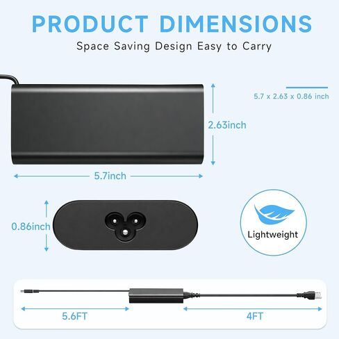 180W GaN AC Charger Compatible with Dell Alienware Precision G-Line in Saudi Arabia