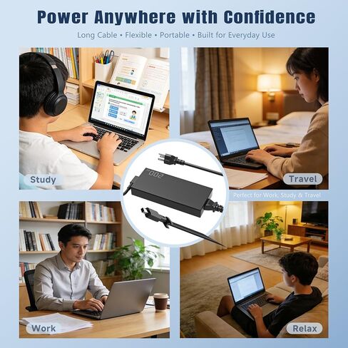 HHZ 200W Laptop Charger Compatible with Asus Zephyrus G16 G14 in Saudi Arabia