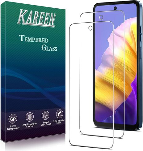 KAREEN Screen Protector for Motorola Moto G Play 2024 Tempered Glass Film in Saudi Arabia