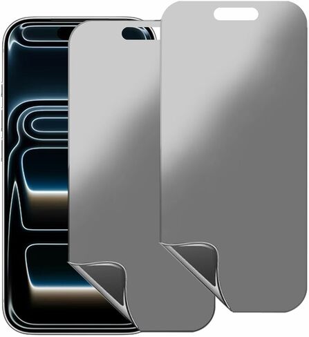 2 Pack for iPhone 17 Pro Max / 16 Pro Max 360 Degree Matte Privacy Screen Protector Anti spy Anti Glare Soft Film 6.9 inch in Saudi Arabia