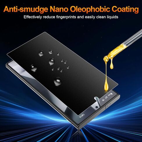 2 Pack for Samsung Galaxy S24 Ultra Matte Privacy Screen Protector [Not Glass], 360° Anti-Spy, Anti-Scratch, Anti-Glare, Support Fingerprint Unlock in Saudi Arabia