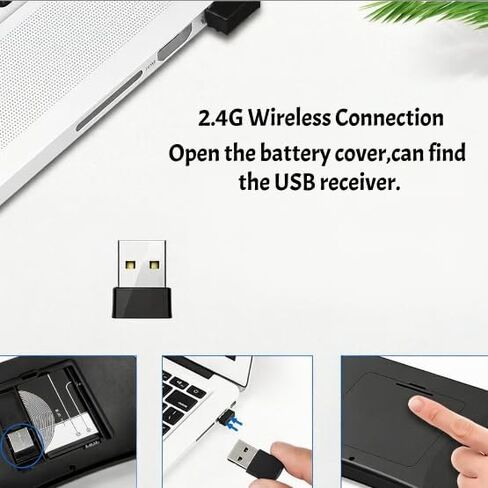 Mini Bluetooth Keyboard Remote Control with Touchpad Mouse Combo,RGB Backlit 2.4GHz+BT Dual Mode Keyboard Rechargeable Handheld Wireless Portable for Android TV Box Smart TV PC PS3 Windows MacOS X-Box in Kuwait