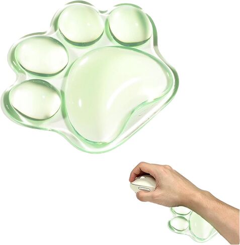Cute Cat Paw Wrist Rest, Soft Transparent Gel Wrist Support in Saudi Arabia