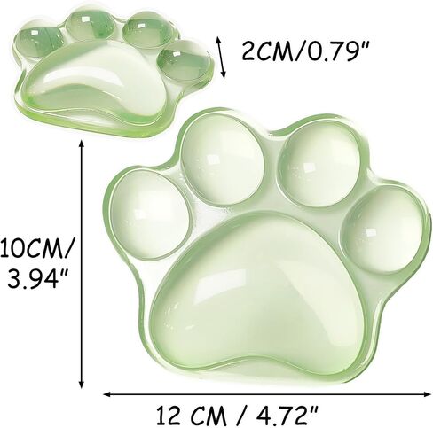 Cute Cat Paw Wrist Rest, Soft Transparent Gel Wrist Support in Saudi Arabia