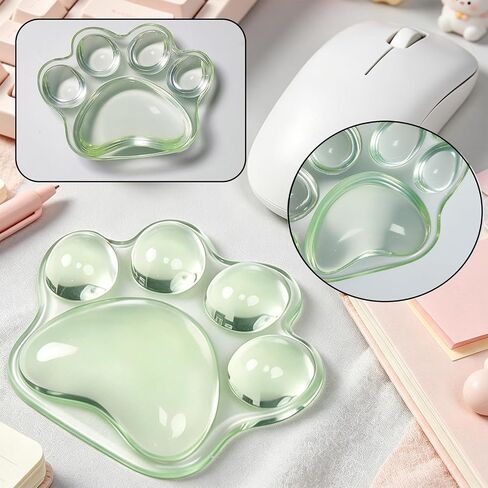 Cute Cat Paw Wrist Rest, Soft Transparent Gel Wrist Support in Saudi Arabia